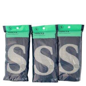 Sutera Japanese Exfoliating Towel Scrub Wash Cloth Deep Cleanse Set of 3 NEW